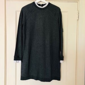 Sweater Dress // T-Shirt Dress with White Lining